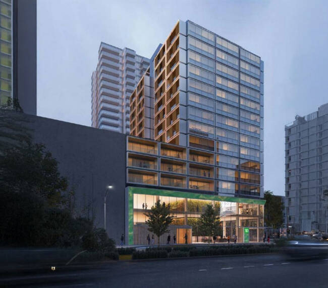 41st & Cambie building